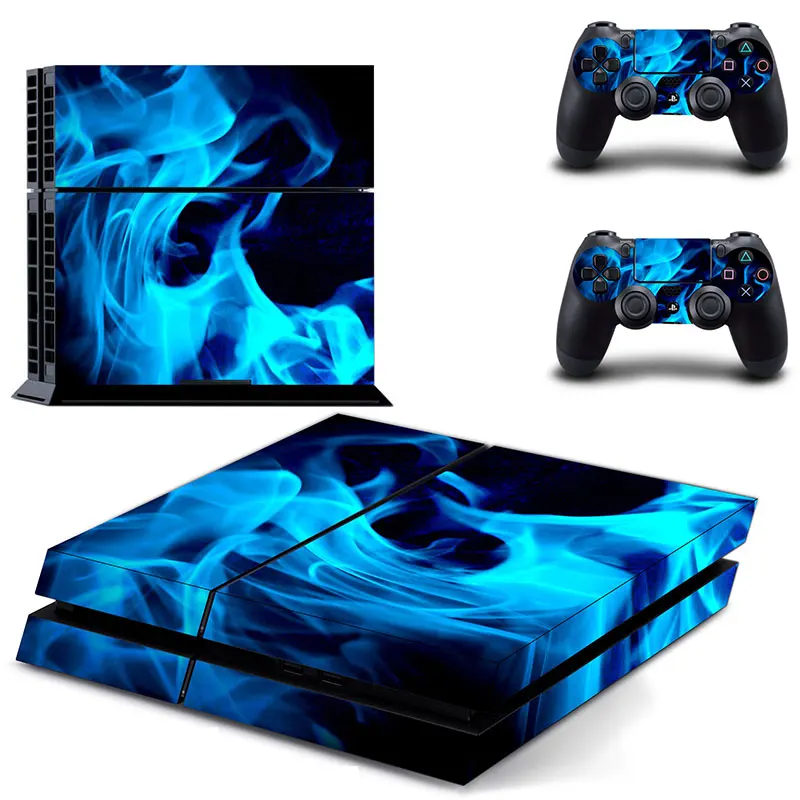 Нейтральный игровой стикер Station4 ps4 для Sony наклейки кожи консоль и 2 контроллера