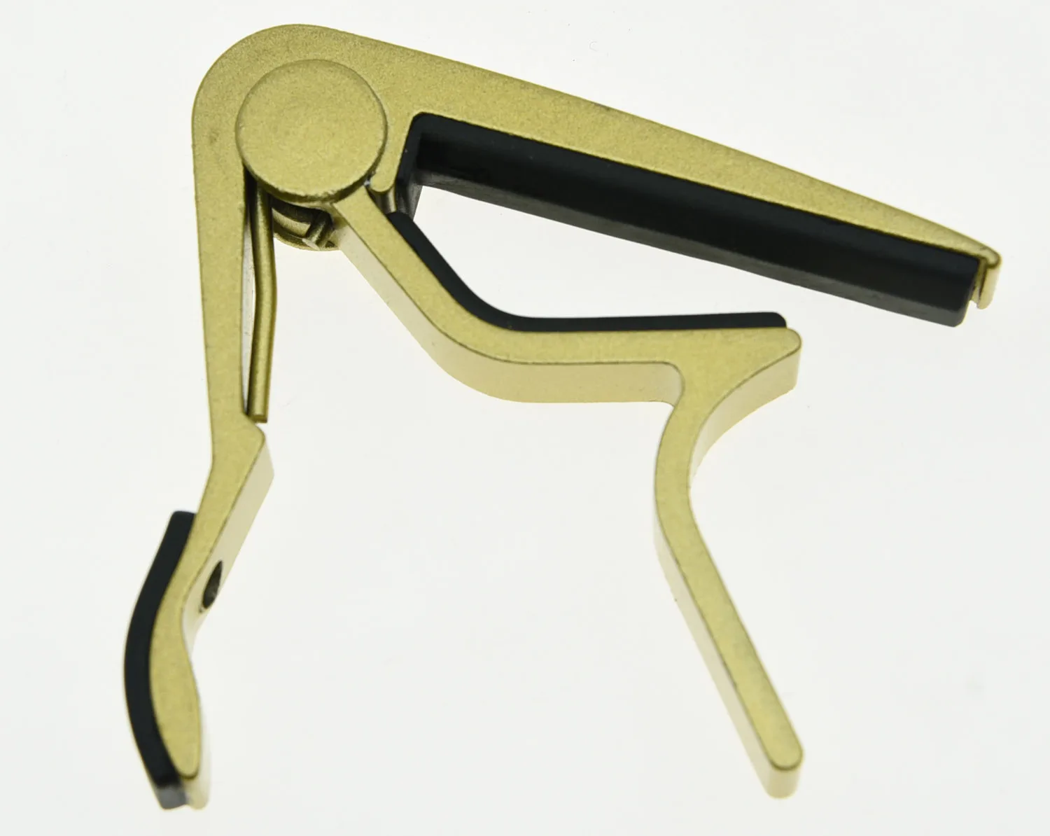 Золотистый каподастр для акустической электрогитары KAISH металлический