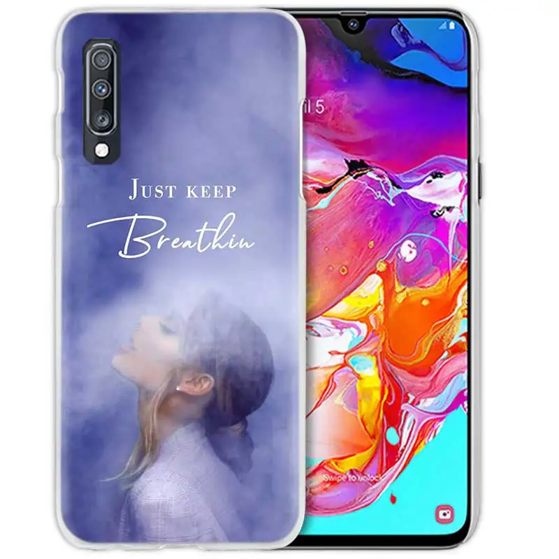 Благодарим Вас следующий Ариана Гранде чехол для samsung Galaxy M40 A50 A80 A70 A60 A40 A30 A20e A10 J4 J6 плюс J8 жесткий чехол из ПК для телефона