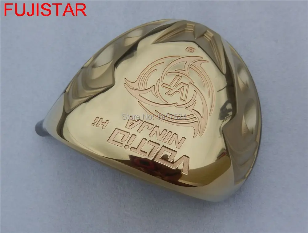 Новая титановая головка водителя для гольфа FUJISTAR GOLF VOLTIO NINJA Hi cor золотого цвета с