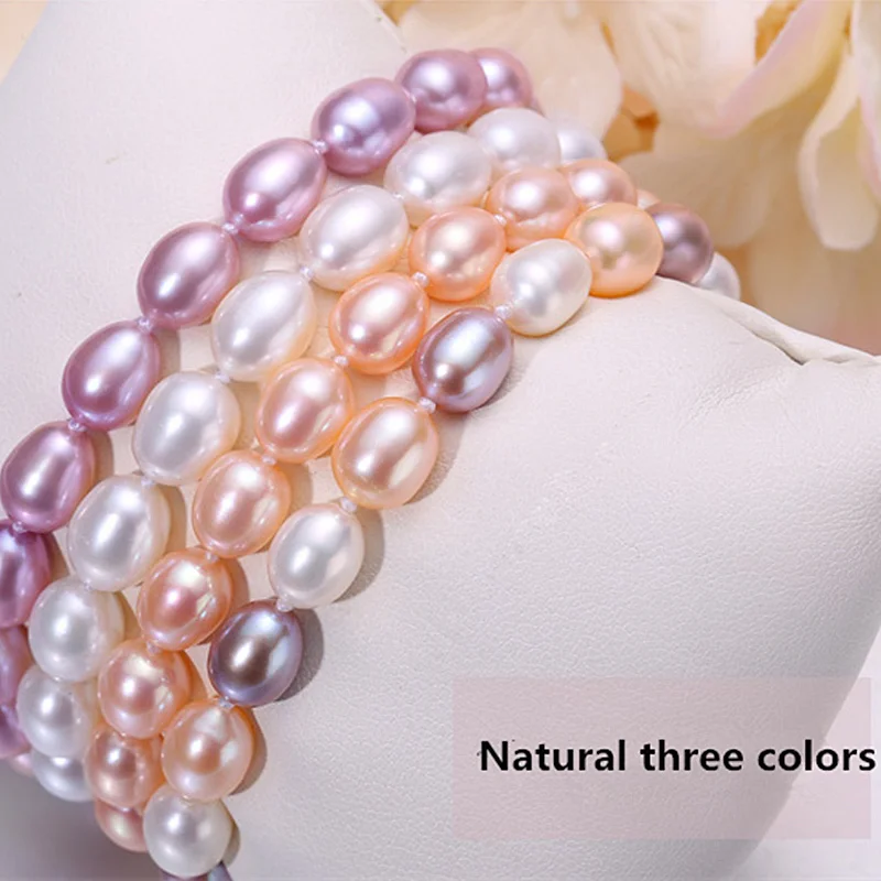 Женский браслет с натуральным жемчугом 8 9 мм|bracelets for|natural pearl braceletpearl bracelet |