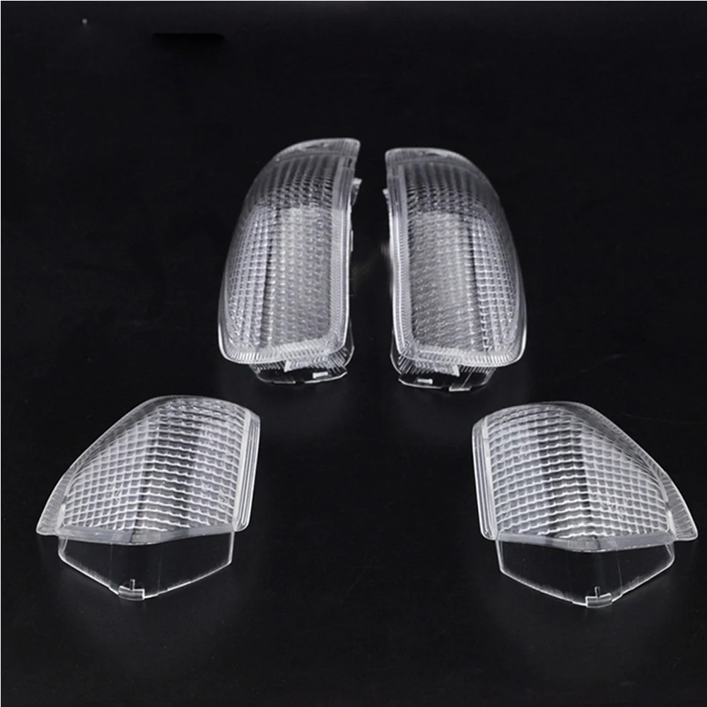 For KAWASAKI ZZR400 1993-2003 ZZR600 1993-2008 Motorcycle Front&ampRear Turn Signal Light Lamp Lens Cover |