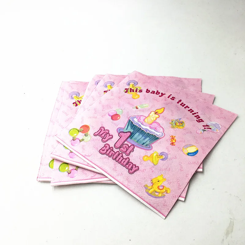 73 шт./лот для девочек празднования первого дня рождения комплект baby shower вечерние