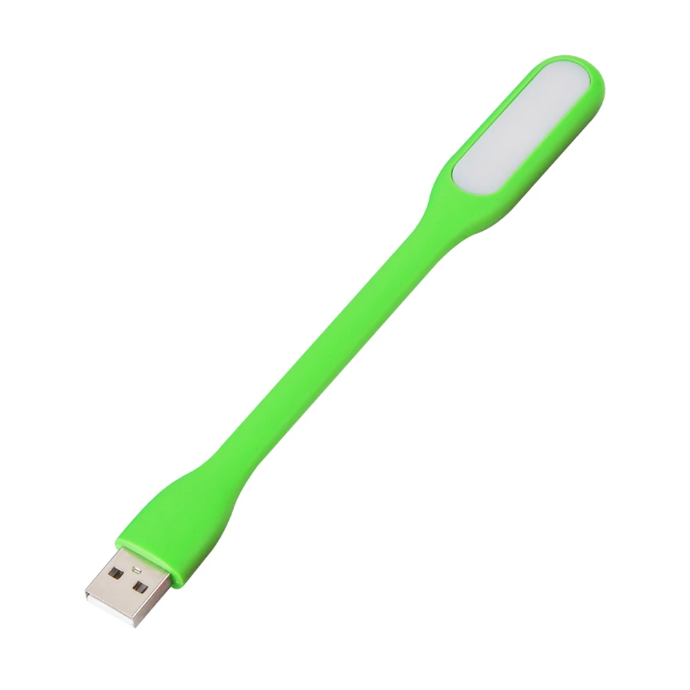 Green Дешевый мини USB СВЕТОДИОДНЫЙ светильник 1,2 Вт для компьютера, клавиатуры, прикроватного чтения, ноутбука, ПК, ноутбука, гибкая шея для внешнего аккумулятора, светильник-вспышка - Испускаемый цвет: Green