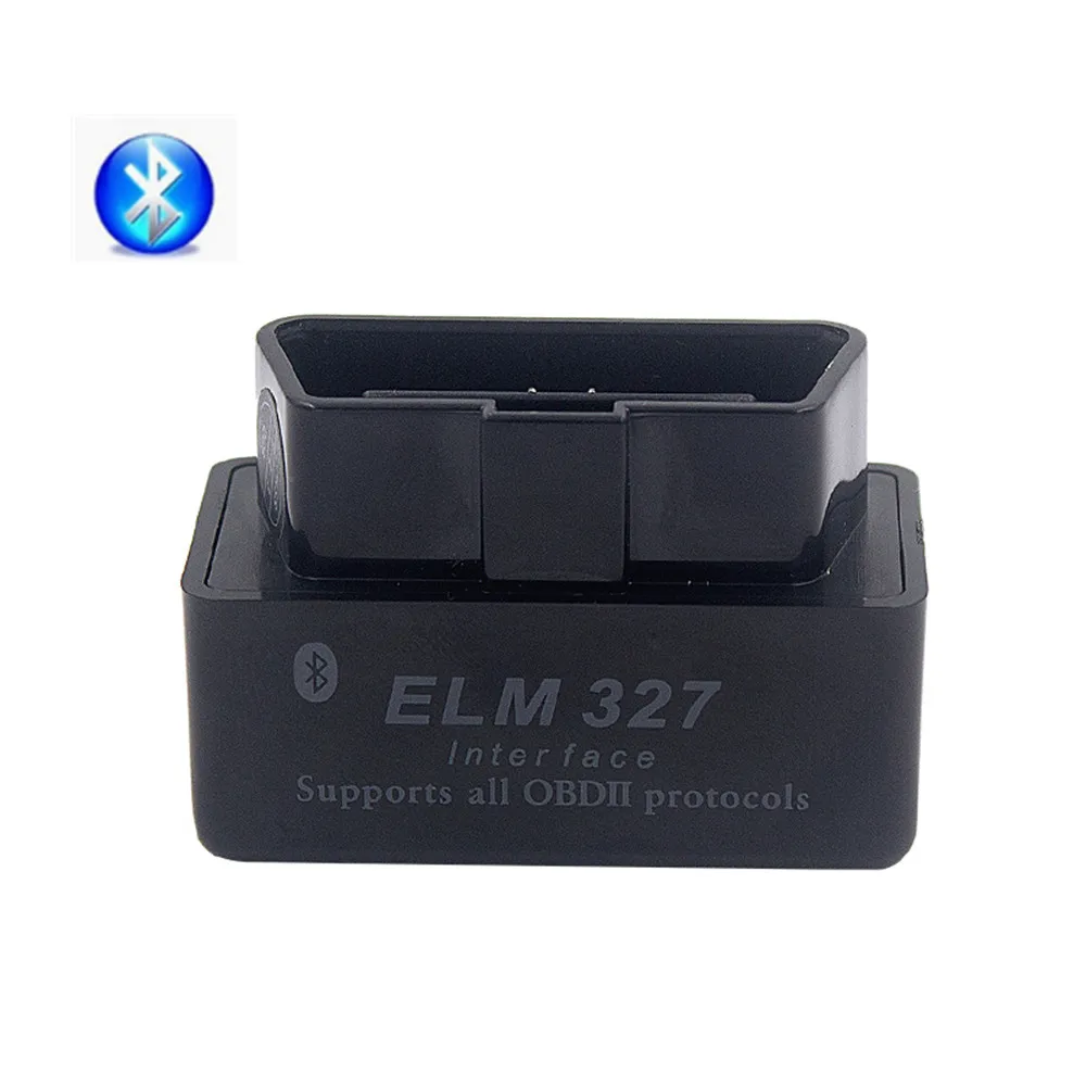 Серый Супер ELM327 V1.5 выключатель питания для всех OBD2 протокол диагностический сканер инструмент ELM327 для Android Крутящий момент OBDII CAN-BUS код ридер - Цвет: Серый