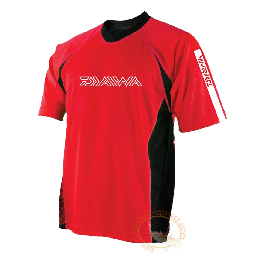Спортивная одежда DAIWA летняя футболка для рыбалки дышащая с коротким рукавом