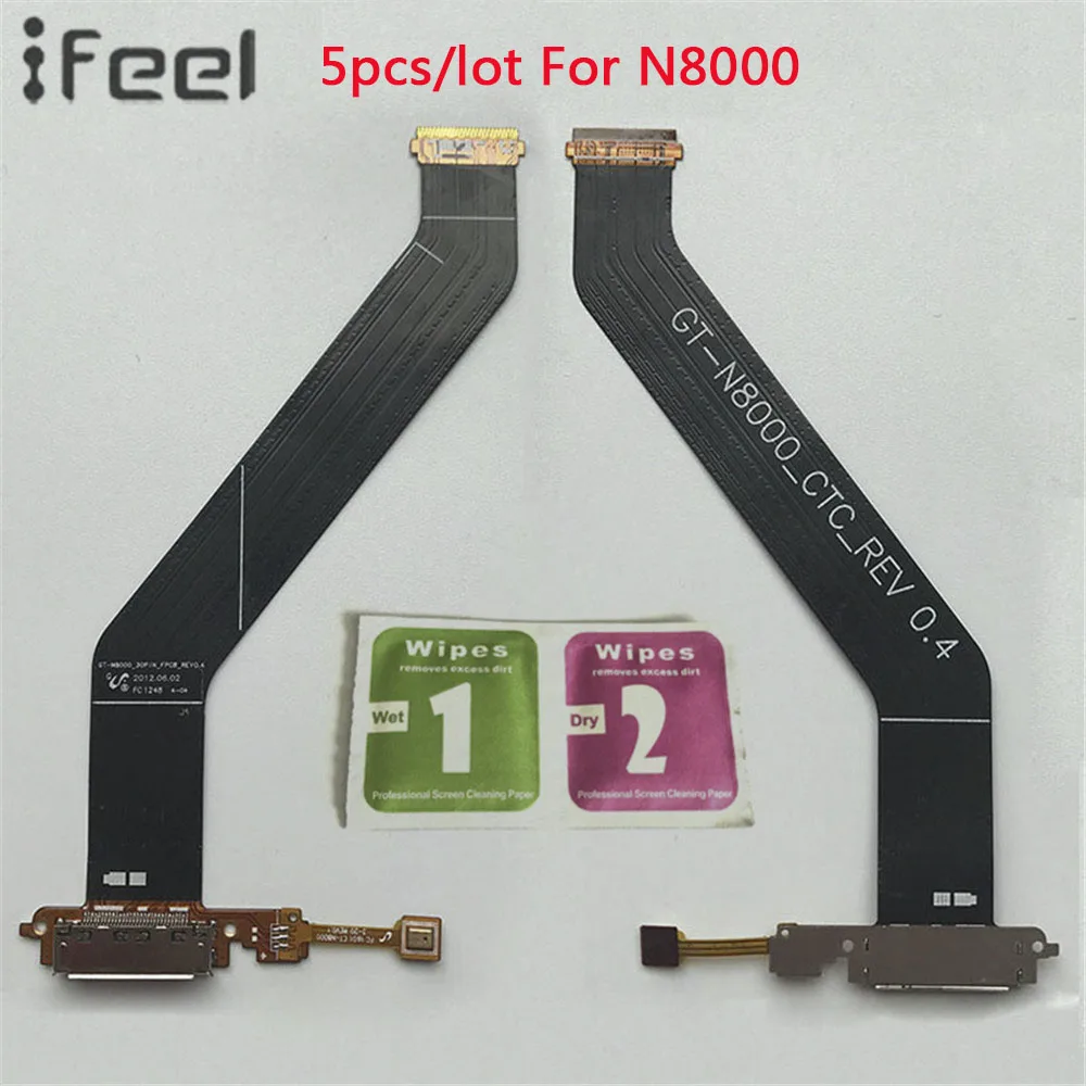 IFEEL 5 шт./лот 100% рабочая зарядка через usb Flex кабель с разъемами для samsung Galaxy Note 10 1 N8000