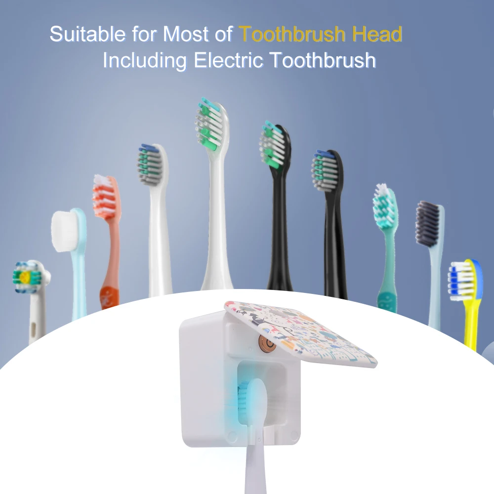 Sarmocare B200UV светильник стерилизатор для зубных щеток Ультрафиолетовый Антибактериальный очиститель зубных щеток Перезаряжаемый USB держатель для зубных щеток