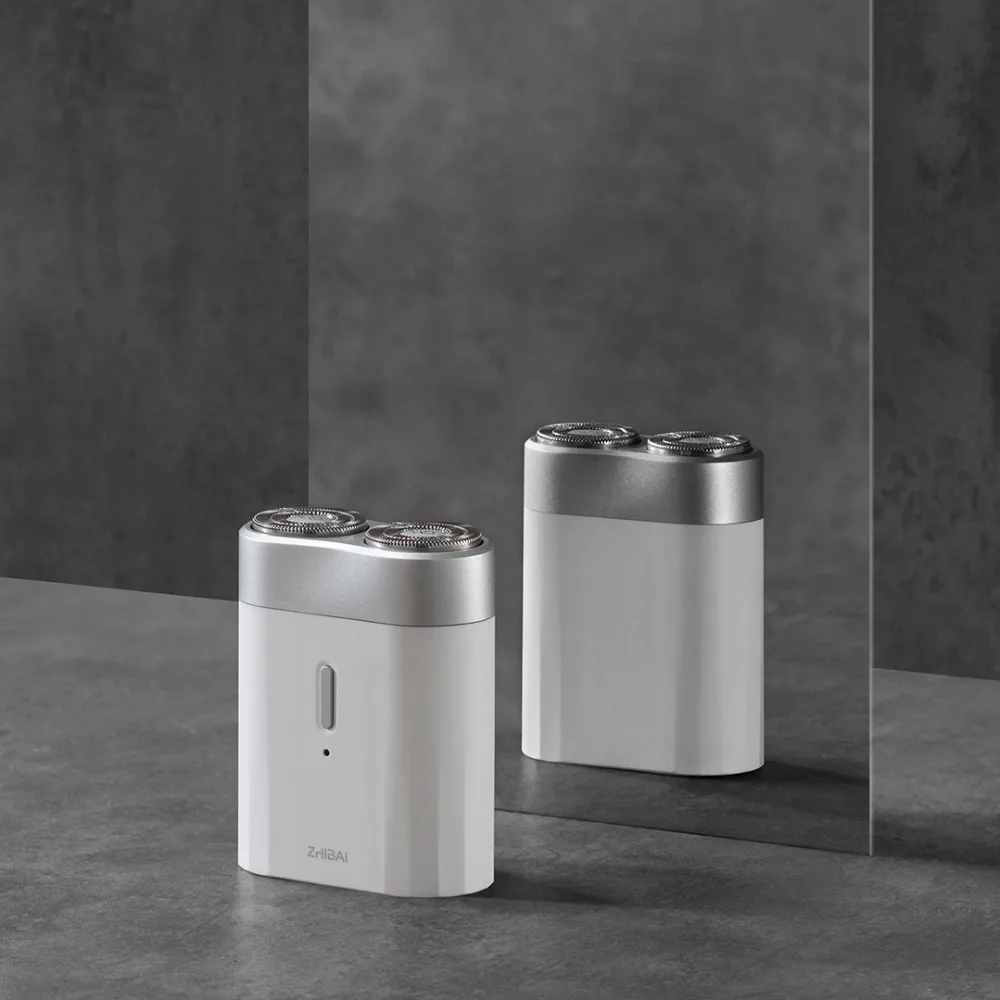 Оригинальная Xiaomi прямая белая электрическая бритва IPX7 Водонепроницаемая