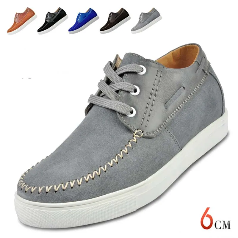 Лидер продаж мужские Модные повседневные кожаные кроссовки увеличивающие рост