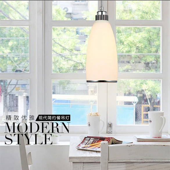 Современный Маленький модный подвесной светильник простой стеклянный лампа для