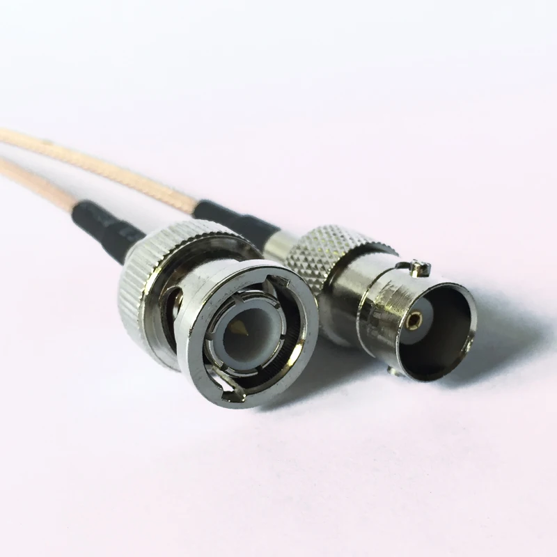 Новый посеребренный BNC 75 Ом 6 ГГц 4K SDI Удлинительный кабель штырь гнездо HD для ТВ