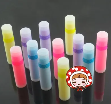 2017 New 500pcs Empty Candy color lipstick tubes Plastic colorful lip balm 3g tube | Красота и здоровье