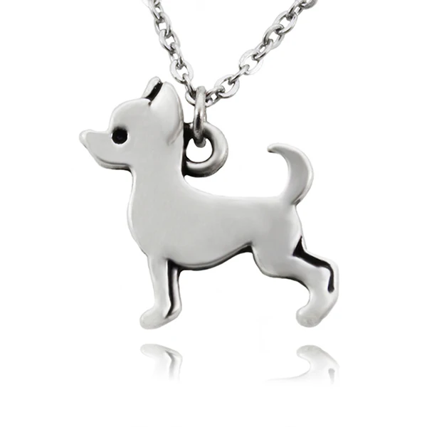 Right Necklace Fei Ye лапы из нержавеющей стали цепочка для собаки чихуахуа талисманы ожерелье s& кулоны воротник Boho животное Длинная цепочка ожерелье - Окраска металла: Right Necklace