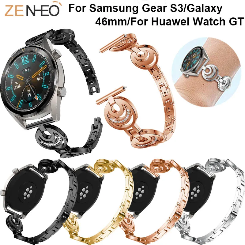 Наручный ремешок для Huawei Watch GT 22 мм Samsung Gear S3 Frontier классический часов Замена