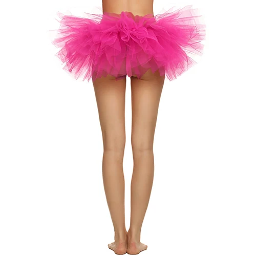 Женская модная юбка-пачка для вечеринки танцевальная многослойная юбка из