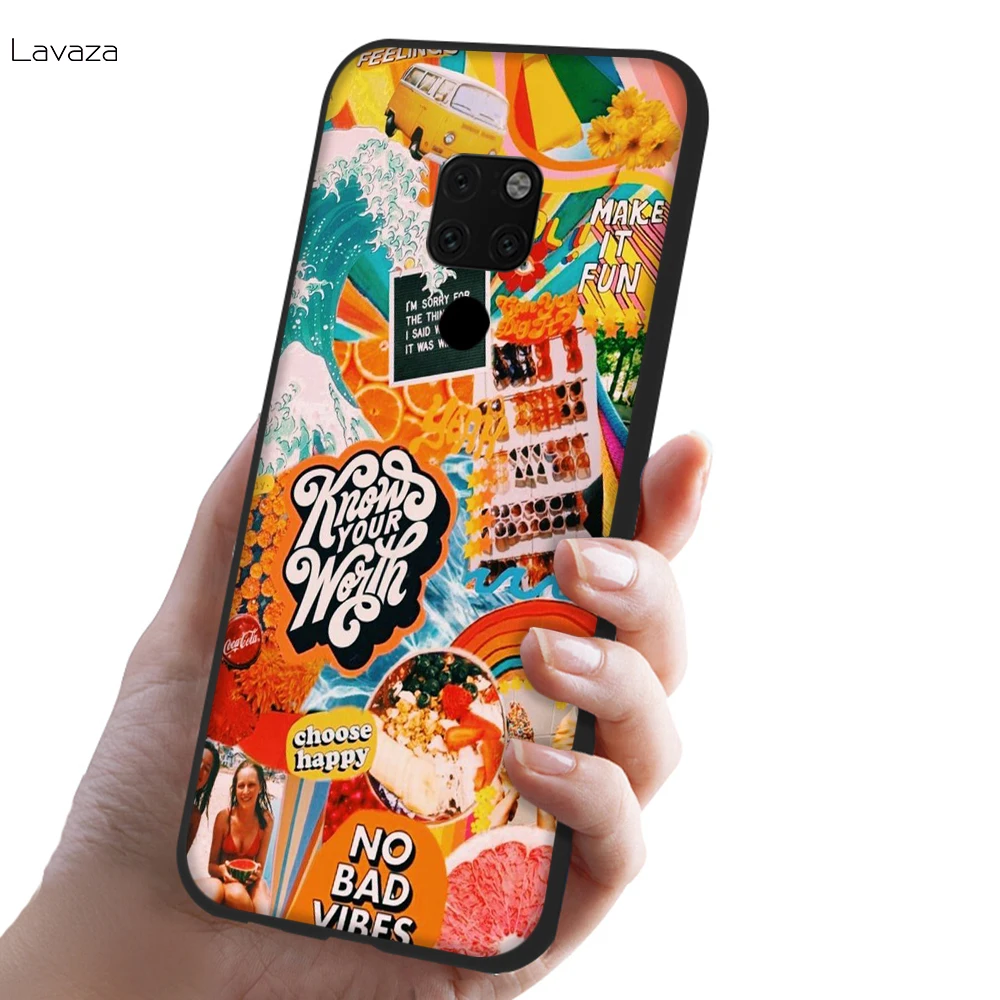 Lavaza Trippy Tie Dye Peace Alien Soft Phone Case for Huawei Mate 10 20 P10 P20 P30 Lite Pro P Smart 2019 TPU Cover | Мобильные