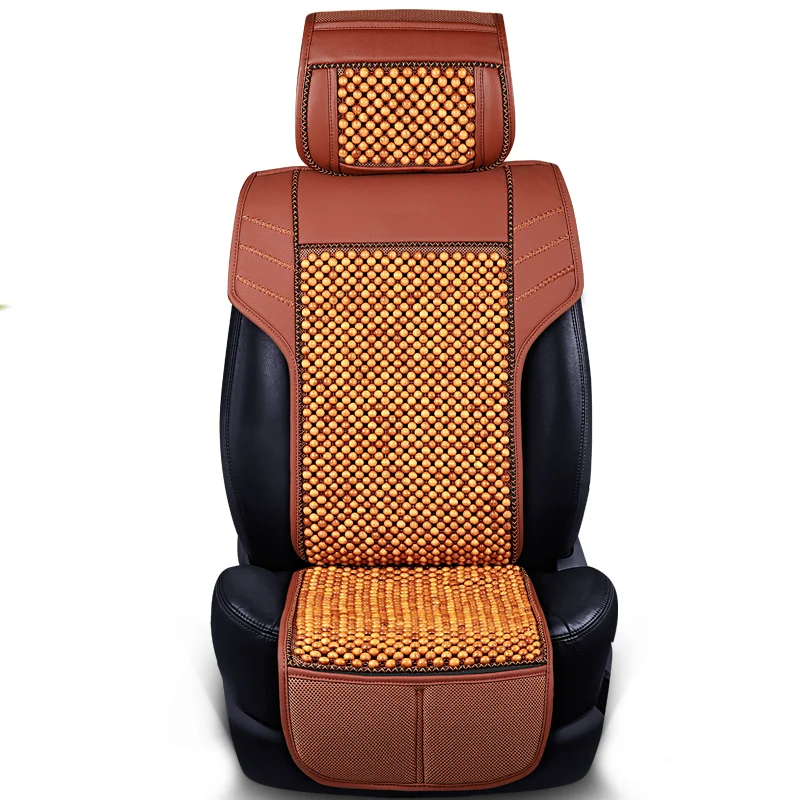 Натуральное дерево бусинами удобные дышащие автомобиля подушки для penault Clio