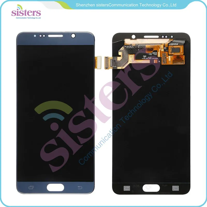Pantalla Lcd para Samsung Galaxy Note 5 N920 N9200, montaje de digitalizador t&aacute;ctil, repuesto, cuatro colores, env&iacute;o gratis-0