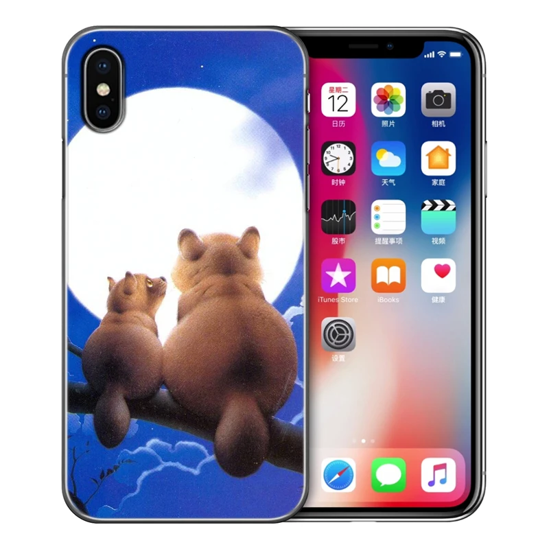 Чехол для телефона с изображением кота из мультфильма чехол iPhone 5 5S SE 6 6S Plus 7 8 XS Max X