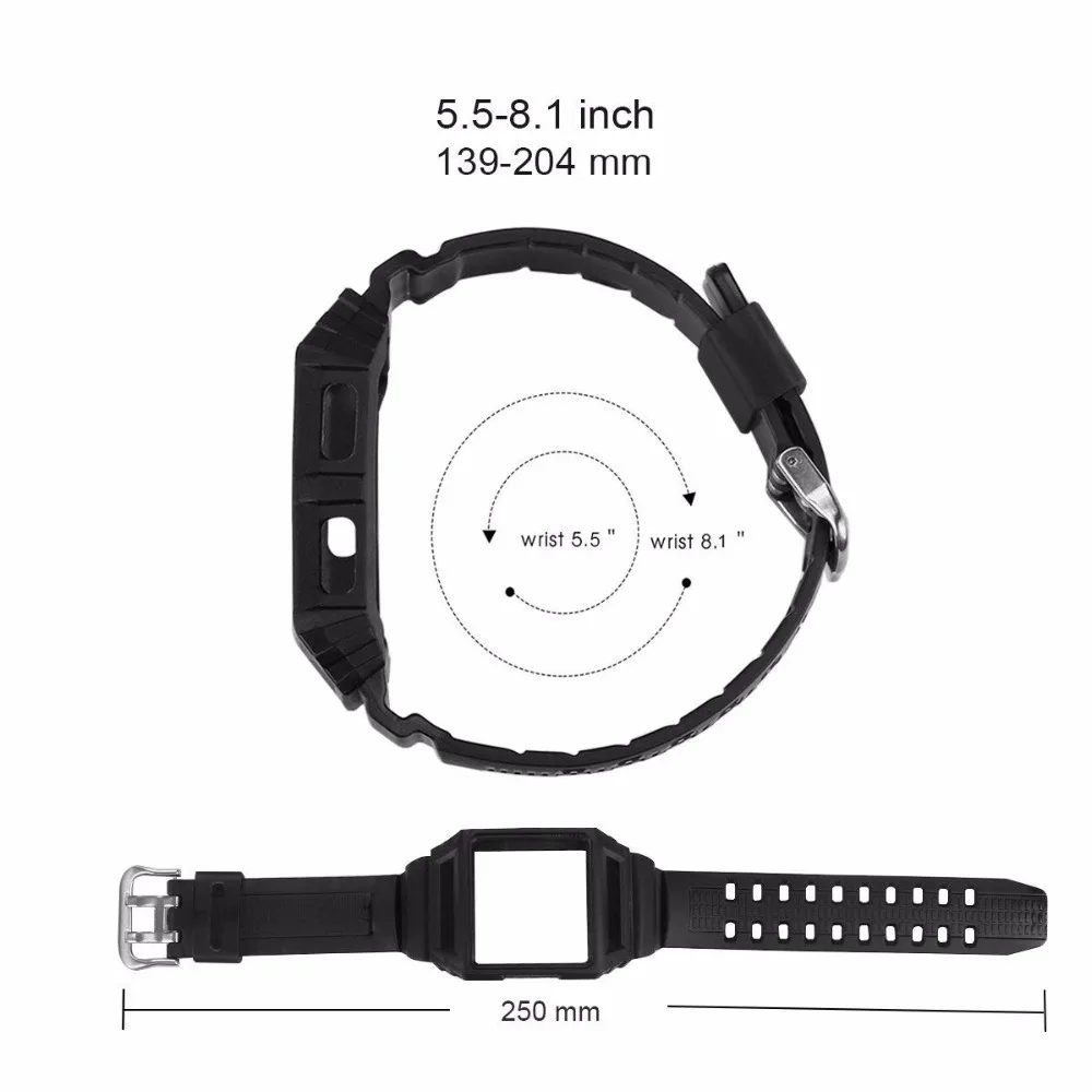 BOX-W Fitbit Ionic Bands Rugged Buckle Case Strap Replacement for Smartwatch | Электроника