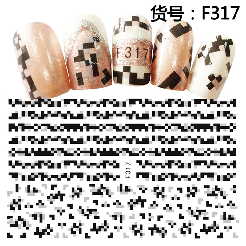 5 листов декоративные акриловые наклейки для дизайна ногтей|nail art decorations stickers|nails