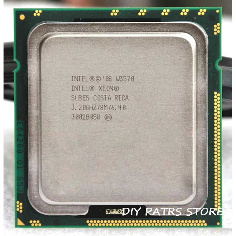 Четырехъядерный процессор INTEL XONE W3570 3 2 МГц LeveL2 8 м 4 ядра работает для материнской