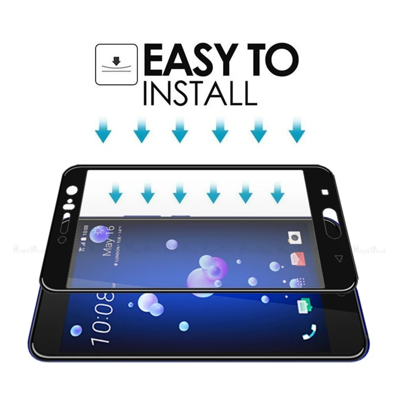 Взрывозащищенный 9H 3D изогнутый полный Чехол из закаленного стекла для htc U11 Защитная пленка для экрана для htc U 11 U11 3D Glas Чехол-пленка
