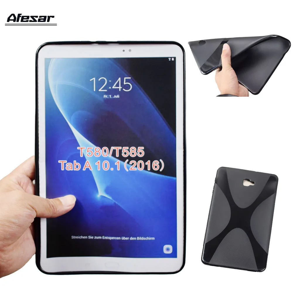 Tab A A6 10 1 &quotSM T580 T585 Мягкий ТПУ силиконовый чехол для планшета Samsung Galaxy 2016 SM T587