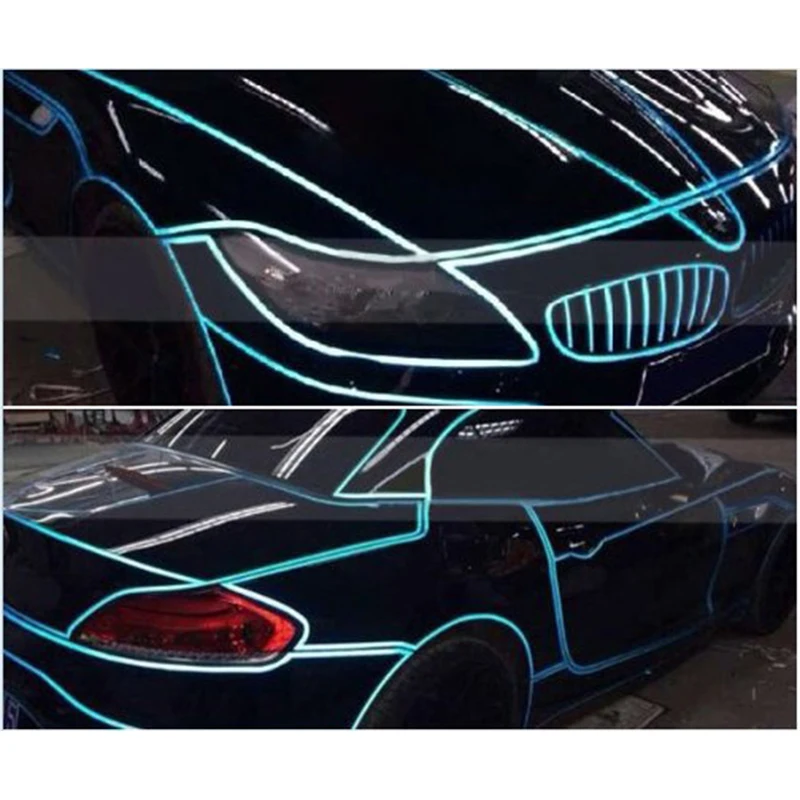 Car-styling Night Magic Reflective Tape 1cm*5m Automotive Body Motorcycle Decoration | Автомобили и мотоциклы