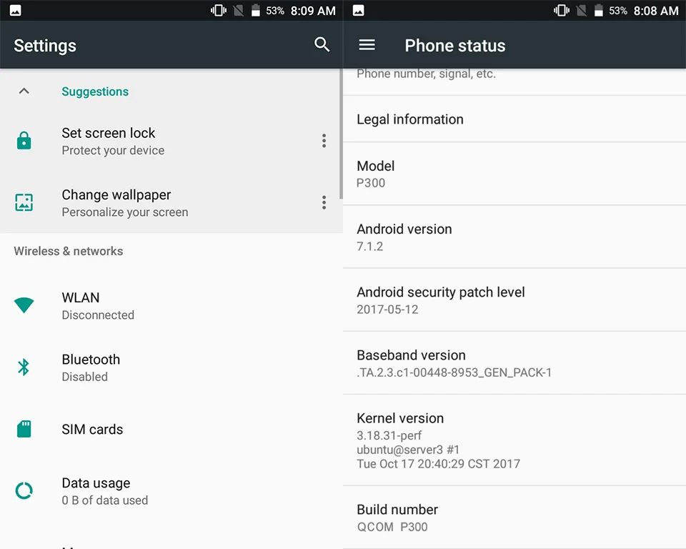 Mosmink P300 смартфон Qualcomm Snapdragon 435 Восьмиядерный 3 ГБ + 32 Android мобильный телефон 8 0 &quotHD
