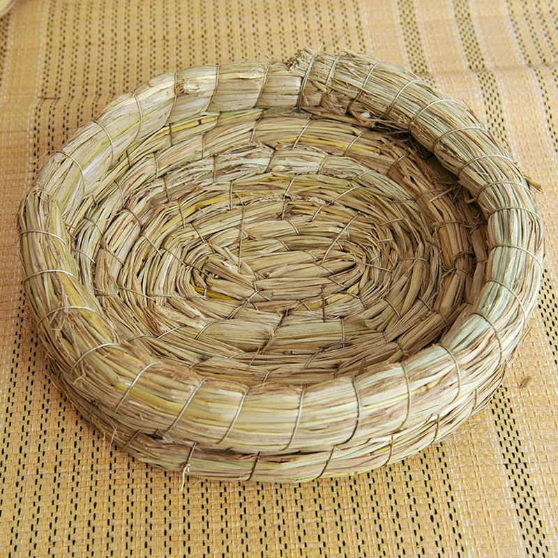 Dove Guinea pig кролик животное дом кровать хомяка Шиншилла рисовое соломенное гнездо
