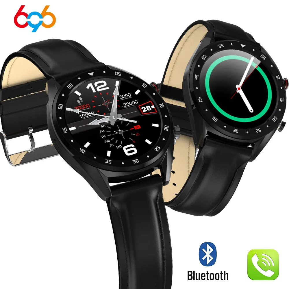 696 L7 BlueTooth Вызов Смарт-часы ЭКГ + PPG монитор сердечного ритма кровяного давления IP68