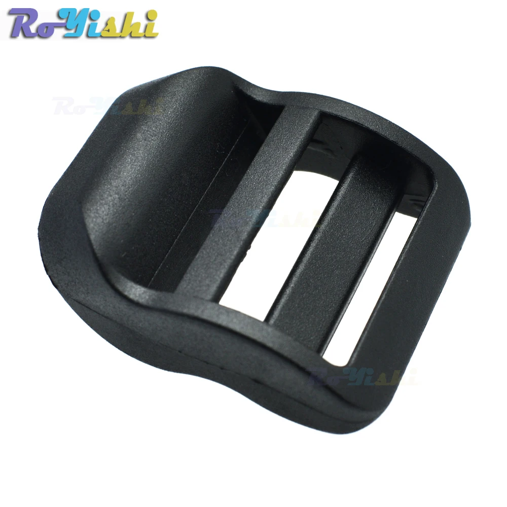 

1" Plastic Ladder Lock Slider Buckle Adjustable Black for Backpack Straps