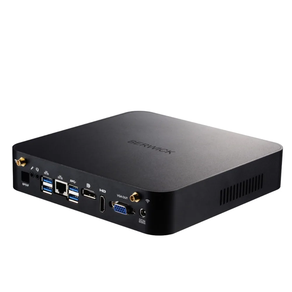 Бервик M3B Мини ПК Intel Core i7 7700HQ плюс 2 8 ГГц до 3 мини htpc компьютер 802.11AC WI FI gigabit 240 г SSD +