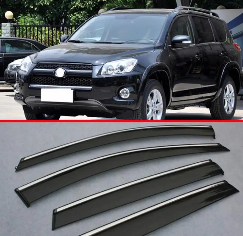Ветрозащитный Козырек Для Toyota RAV4 2009 2010 2011 2012|window wind deflectors|wind deflectordeflector vent |