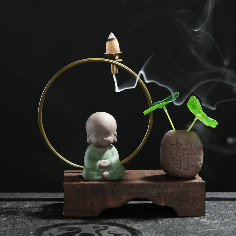 Креативные украшения для дома Zen выветриваемые деревянные крыльца Quemador De Incienso