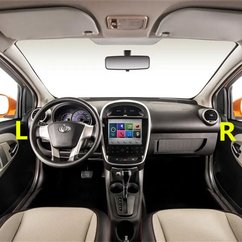 Автомобильное окно интерьера треугольная отделка крышки для Geely LC Cross GC2 RV GX2 Emgrand