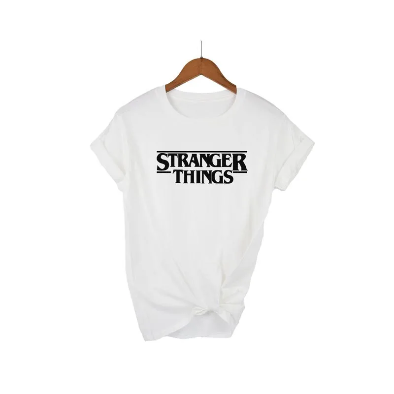 Странные Вещи Ringer Tee хипстерские рубашки Tumblr графическая футболка женский
