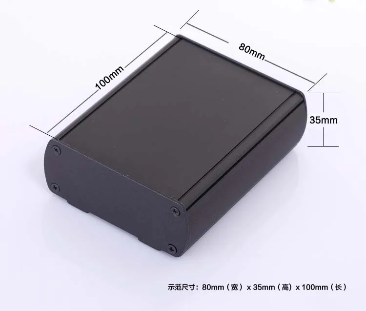 

Aluminum Project Box Enclosure Electrical PCB 80*35*100mm DIY NEW Wholesale