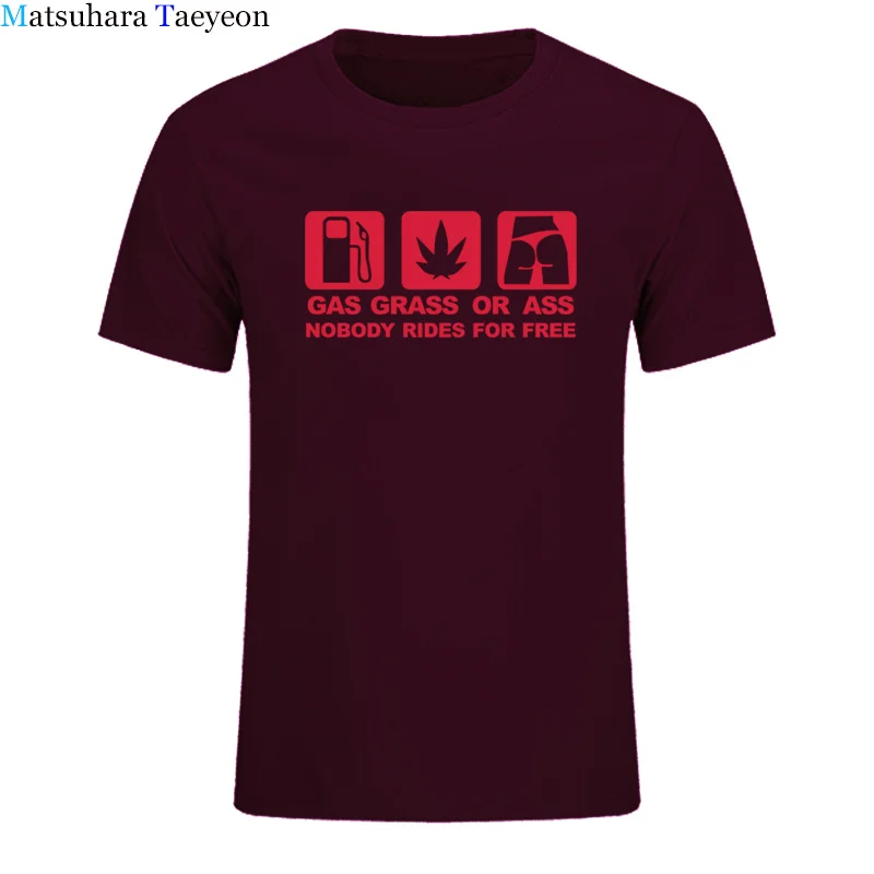 2018 New GASS GRASS ASS JDM Funny T Shirt Men Tshirt Man Clothing Short Sleeve T-shirt Tees Tops clothing | Мужская одежда