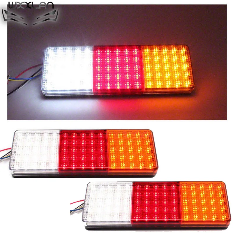 Wxxlan 2 шт 12В 75LED трейлер задние фонари бар водонепроницаемый сигнал поворота