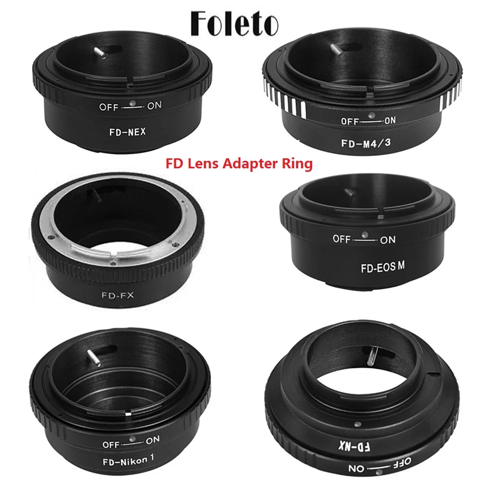 Переходное кольцо для объектива Foleto FD Canon FL к Micro 4/3 M43 Olympus EOS M NIKON 1 FX NX Panasonic Sony nex 5 7 j1
