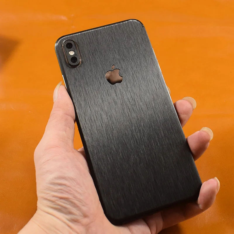Металлическая матовая задняя пленка для Apple iPhone XS XSMAX X MAX декоративная Защитная