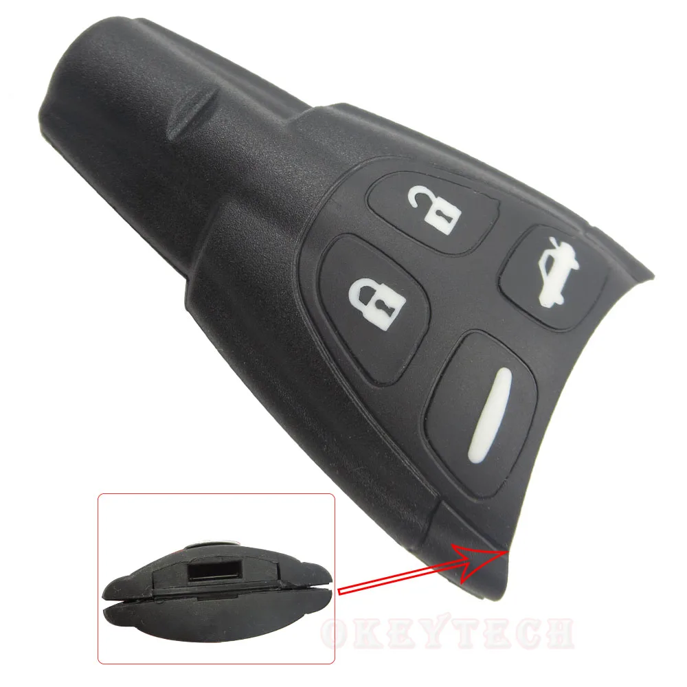 Чехол для ключа с дистанционным управлением OkeyTech чехол SAAB 9 3 5 93 95 2009 WF 4 кнопки