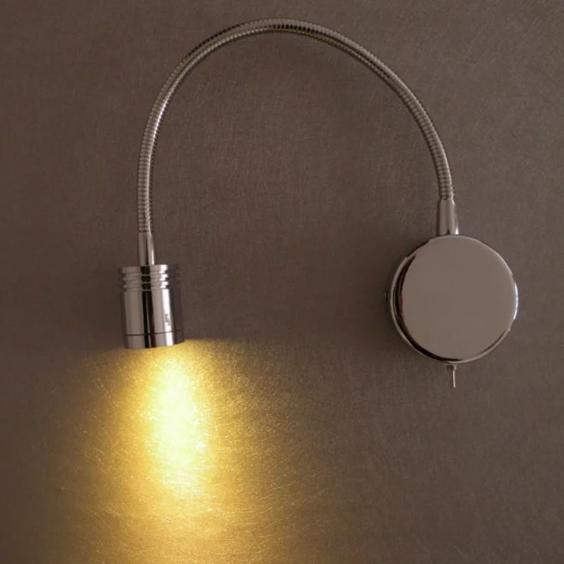 Topoch LED RV интерьерные огни 3 Вт 200LM Фокусирующая линза Адаптивная гусиная шея DC12V 24V