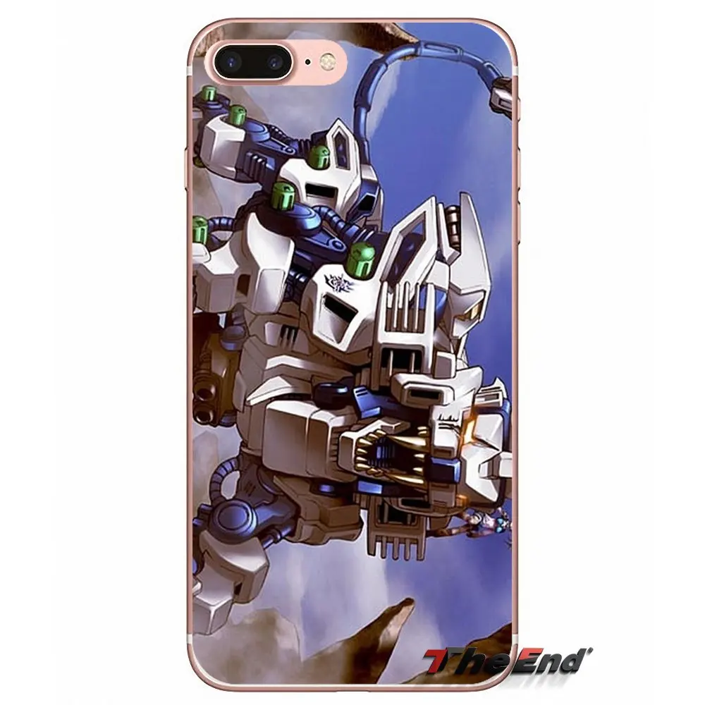 Для Apple iPhone X 4 4S 5 5S SE 5C 6 6S 7 8 Plus 6sPlus 6Plus 7plus 8plus прозрачные мягкие чехлы для детей Zoids |
