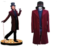charlie and the chocolate factory cosplay willy wonka costume a full set uniform costume for party halloween
