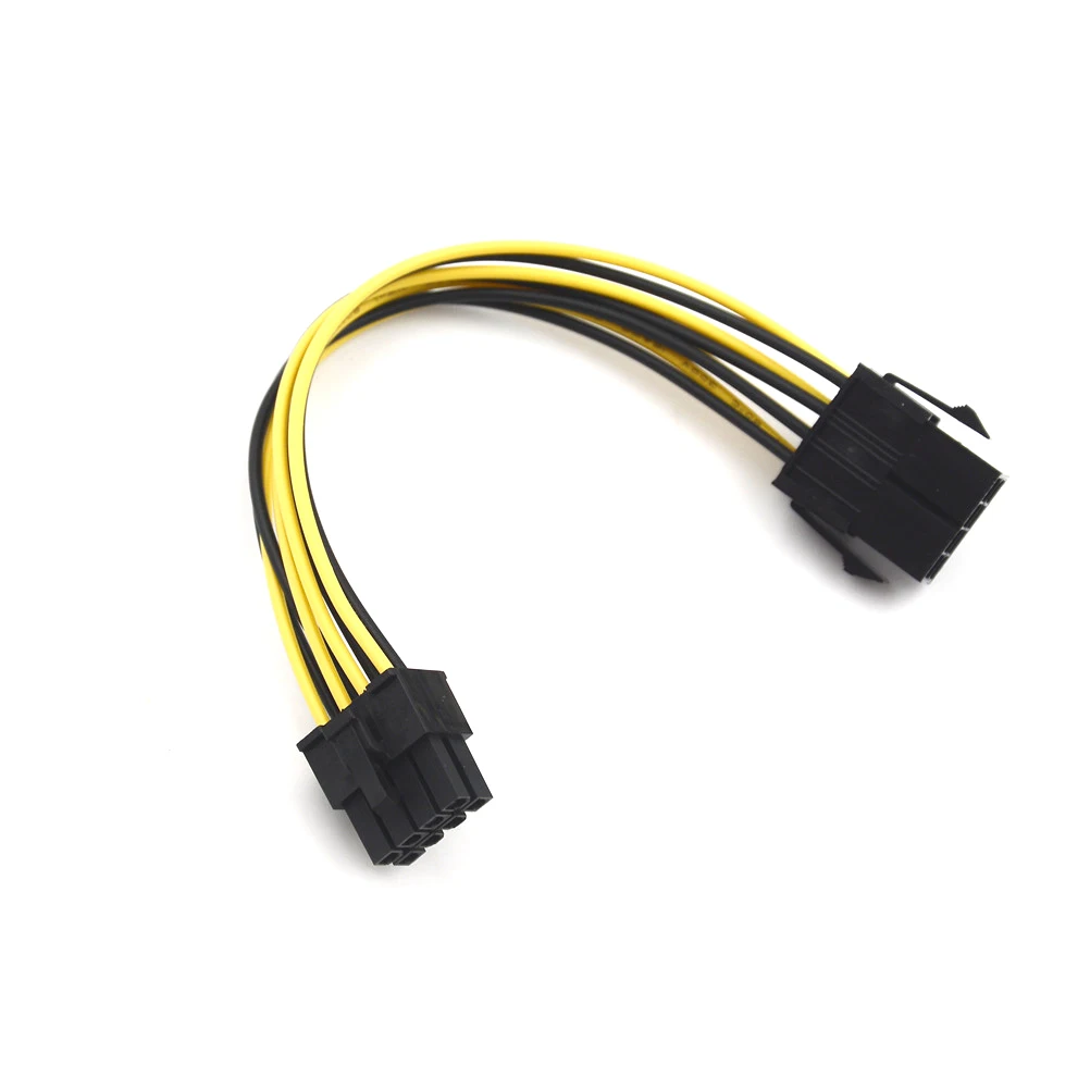 8 Pin 20 см папа к женскому удлинитель питания компьютерная видеокарта ATX EPS кабели