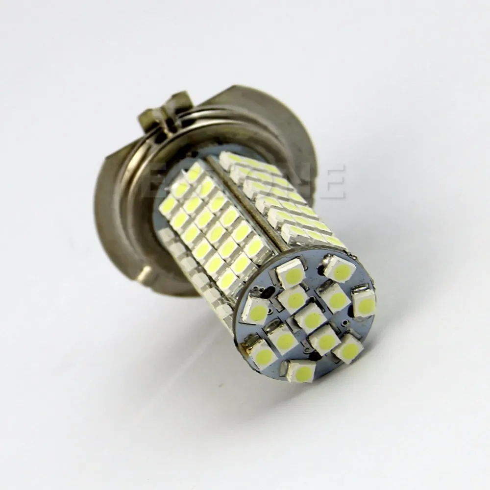 H7 102-SMD светодиодный 3528 Авто головное освещение чистого белого цвета лампы 6000k DC 12V